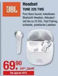 V Markt Headset Tune 225 Tws Jbl Angebot