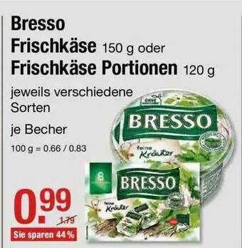 V Markt Bresso Frischkäse Oder Frischkäse Portionen Angebot