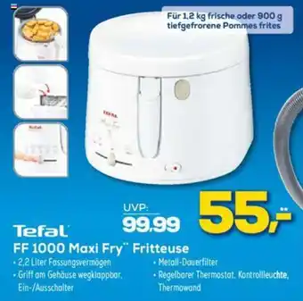 Euronics Tefal Fritteuse Maxi Fry | FF1000 Angebot