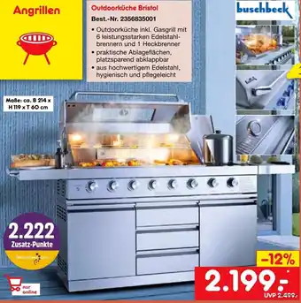 Netto Marken-Discount Buschbeck Outdoorküche Bristol Angebot