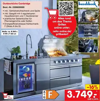 Netto Marken-Discount Buschbeck Outdoorküche Cambridge Angebot