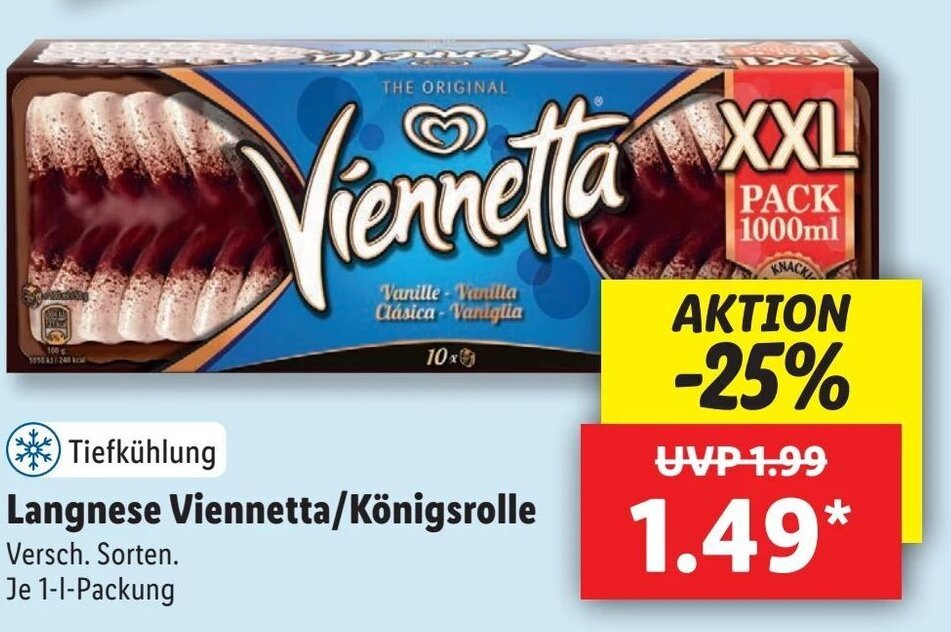 Langnese 1L Angebot bei Lidl