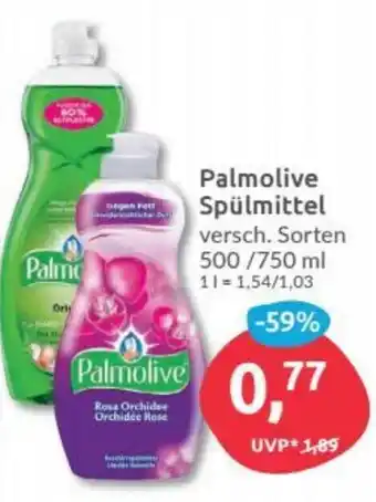 Budni Palmolive Spülmittel 500/750ml Angebot