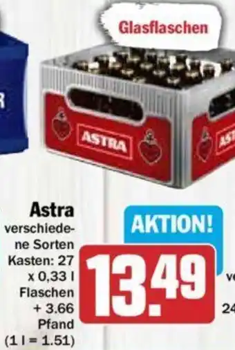 Hit Astra 27x0,33 L-Flaschen Angebot