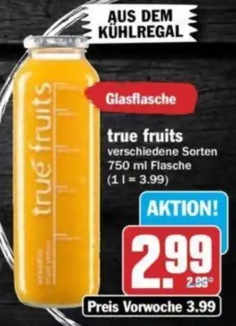 Hit True Fruits 750 ml Flasche Angebot