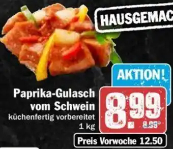 Hit Paprika Gulasch vom Schwein 1 kg Angebot