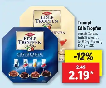 Lidl Trumpf Edle Tropfen 250g Angebot