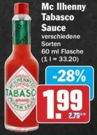 Hit Mc llhenny Tabasco Sauce 60 ml Flasche Angebot