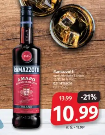 Markant Markt Ramazzotti Amaro Krauterlikor 700ml Angebot