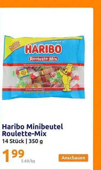 Action Haribo minibeutel roulettemix Angebot