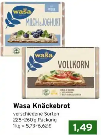 CAP Markt Wasa Knäckebrot 225-260 g Packung Angebot