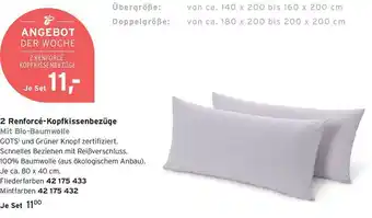 Tchibo 2 renforcé-kopfkissenbezüge Angebot