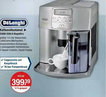 V Markt Delonghi kaffeevollautomat ecam 3500.s magnifica Angebot