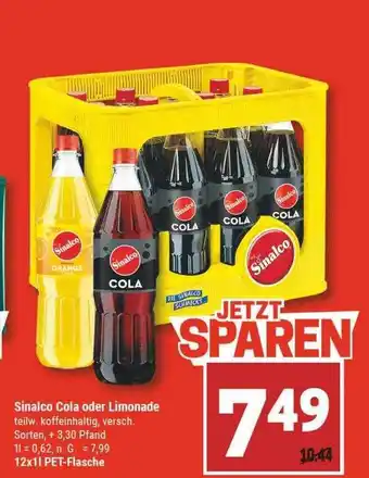 Marktkauf Sinalco cola oder limonade Angebot