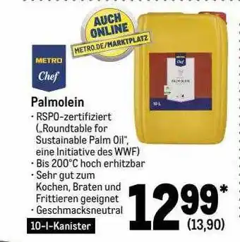 METRO Metro chef palmolein Angebot