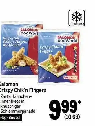 METRO Salomon crispy chik'n fingers Angebot