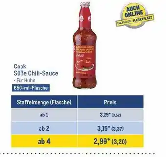 METRO Cock süße chili-sauce Angebot