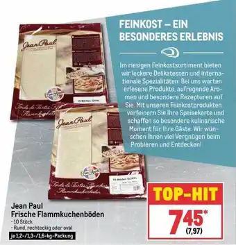 METRO Jean paul frische flammküchenböden Angebot