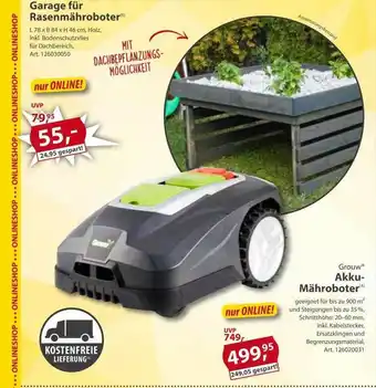 Sonderpreis Baumarkt Grouw akku-mähroboter Angebot