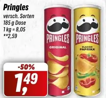 Simmel Pringles 185 g Dose Angebot