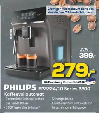 Euronics XXL Philips kaffeevalautomat Angebot