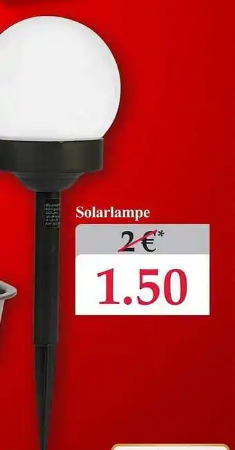 Woolworth Solarlampe Angebot