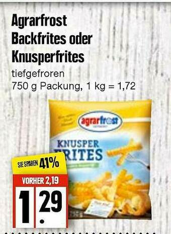 Edeka Frischemarkt Agrarfrost Backfrites Oder Knusperfrites Angebot