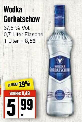 Edeka Frischemarkt Wodka Gorbatschow Angebot