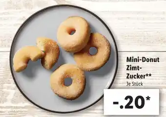 Lidl Mini Donut Zimt Zucker Angebot