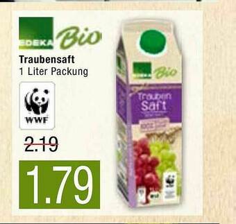 Marktkauf Edeka Bio Traubensaft Angebot