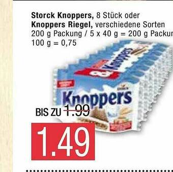 Marktkauf Storck Knoppers Oder Knoppers Riegel Angebot