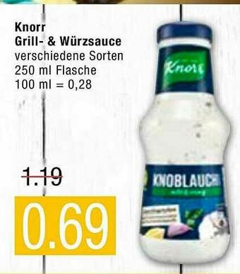 Marktkauf Knorr Grill- & Würzsauce Angebot