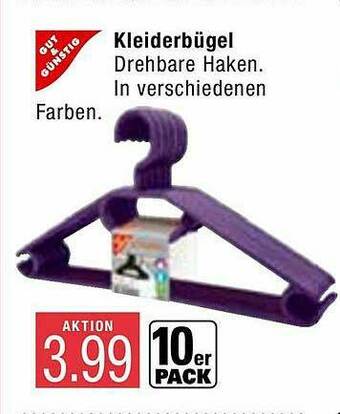 Marktkauf Gut & Günstig Kleiderbügel Angebot