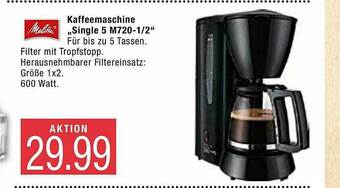 Marktkauf Melitta Kaffeemaschine „single 5 M720-½” Angebot