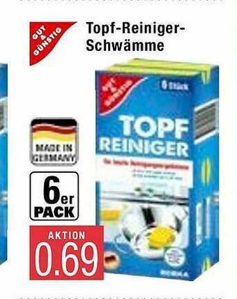 Marktkauf Gut & Günstig Topf-reiniger-schwämme Angebot