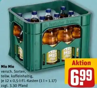 REWE Center Mio Mio 12x0,5 L-Fl. Kasten Angebot