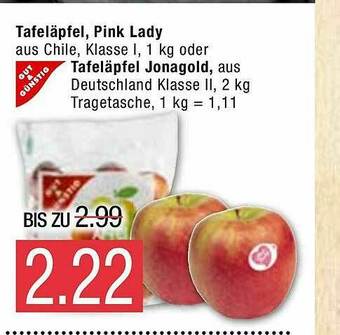 Marktkauf Tafeläpfel, Pink Lady Oder Tafeläpfel Jonagold Angebot