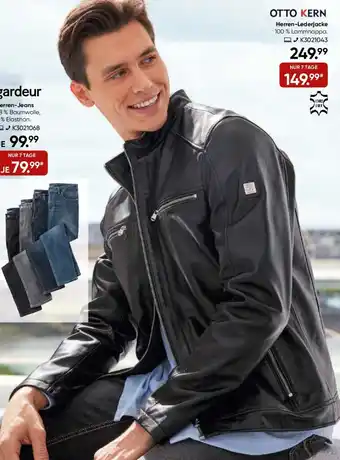 Galeria Otto Kern Herren-Lederjacke Angebot