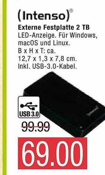 Marktkauf Intenso Externe Festplatte 2 Tb Angebot