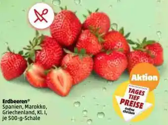 PENNY Erdbeeren 500 g Schale Angebot