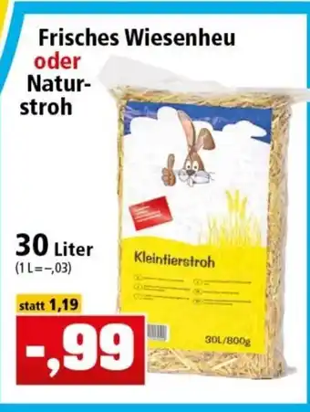 Thomas Philipps Frisches Wiesenheu oder Naturstroh 30L Angebot