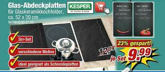 Poco Glas-abdeckplatten Kesper Angebot