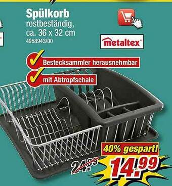 Poco Spülkorb Metaltex Angebot