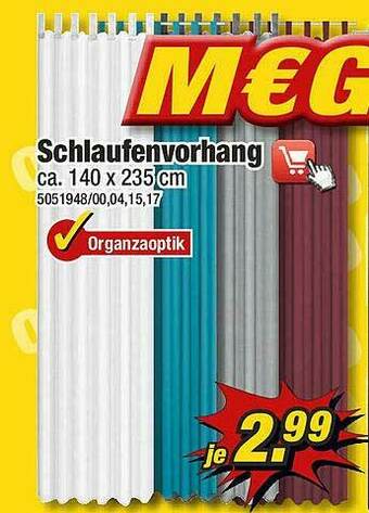 Poco Schlaufenvorhang Angebot