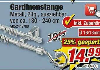 Poco Gardinenstange Angebot