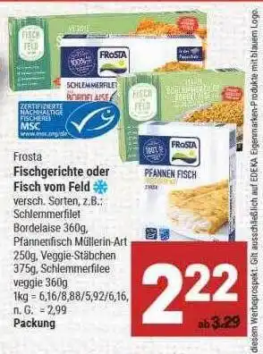 Marktkauf Frosta fischgerichte oder fisch vom feld Angebot