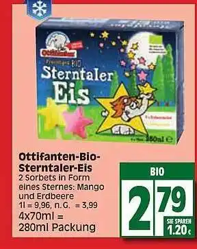 Edeka Ottifanten bio sterntaler-eis Angebot