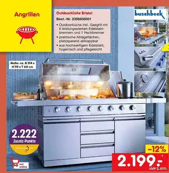 Netto Marken-Discount Outdoorküche bristol busehbeck Angebot