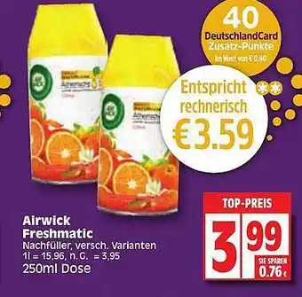 Edeka Airwick freshmatic Angebot