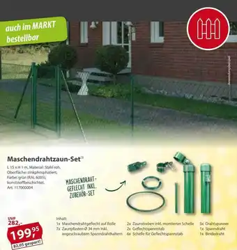 Sonderpreis Baumarkt Maschendrahtzaun-set Angebot